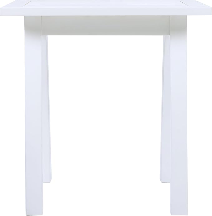 Merax Outdoor Acacia Wood Accent End Table Patio Coffeetable for Backyard,Garden,Poolside,Lawn