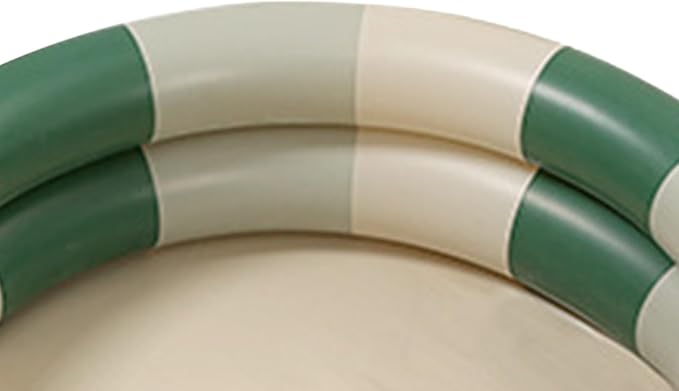 Inflatable Pool Baby Retro Blow Up Swimming Pool Family Cute Thickened Water Pool (Green Stripe)