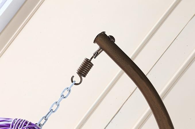 Hammock Chair Ultimate Hanging Kit-500 LB Capacity Hammock Spring and Plug for Hanging Basket Chairs Hammock and Porch Swings