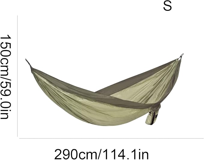 Polyester Hammock Multipurpose Outdoor Camping Lightweight Portable Tree Hanging Load-Bearing Hammock(CH)