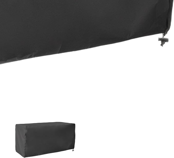 Outdoor Deck Box Cover for Patio Storage Box Protection with Secure Fit, 123x62x55 cm and 158x76x69 cm Options