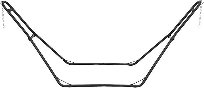 Universal Heavy-Duty Steel Hammock Stand, 110 * 35 * 45in for 2 People, Portable Design,for 9.5 to 14 ft Hammocks,Ideal for Outdoor Balconies, porches, patios, Decks and backyards.