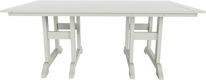 HDPE Laguna 38" X 73" Rectangular Dining Table,Sand