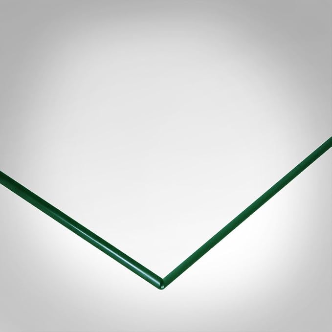 Dulles Glass 30 inch Square Glass Table Top - Tempered - 3/8" Thick Glass Surface, Safe Pencil Edge, Eased Corners, Multipurpose for Dining Table, Patio, Coffee and End Table