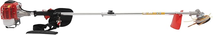 26CC Gas Brush Cutter & String Trimmer, 2-Cycle Brush Cutter Trimmer Weed Eater, Gas Trimmer Yard Care Tools, Edger Brush Cutters for Thick Brush, Overgrown Weeds & Lawn Maintenance
