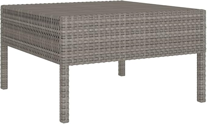Patio Lounge Set with Cushions,Patio Furniture Sets,Patio Conversation Sets,Outdoor Furniture Sets,for Garden,Backyard,Outdoor,12 Piece Poly Rattan Gray