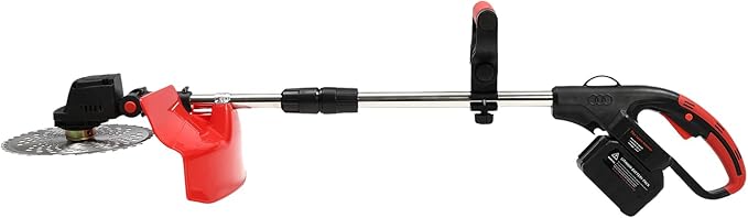 Cordless Weed Trimmer 21V, Brushless Weed Wacker with 2 Batteries 30000mAh & Charger, 18000RPM Electric Stringless Lawn Mower for Garden Yard Bush