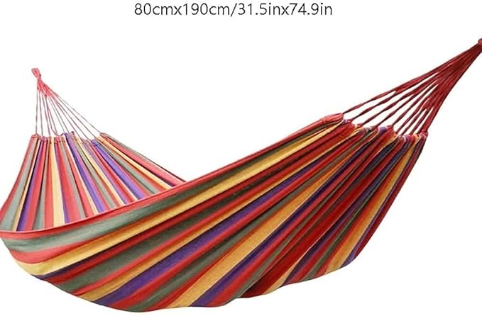 Camping Hammock Bed Single Swing Bed Hammock Portable Camping Hammock Lightweight Tree Straps Set for Travel Beach Backyard Hammock Swing (Color : Blue)