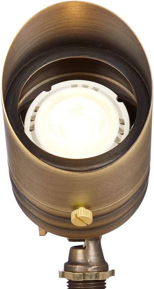 VOLT 12V LED Landscape Lighting Kit (6 Spotlights, 2 Path Lights), Bronze | Solid Brass, 150W Low Voltage Transformer, Ideal for House Yard Outdoor Pathway Walkway Garden Driveway or Patio