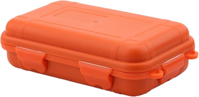 Dry Box, Container Storage Containers Shockproof Plastic Survival Container Carry Box Camping Sealed Dry Box for Fishing Camping Hiking (Large Size)