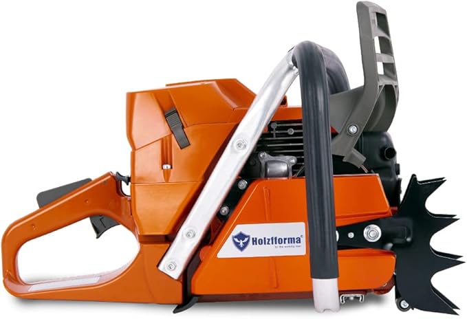 Holzfforma 71cc G372 Gasoline Chain Saw Power Head 50mm Bore 4.0KW with 28inch 92DL 3/8".058" Guide Bar and Saw Chain Wrap Around Handle Bar