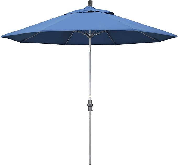 California Umbrella Crank Lift, Collar Tilt, Aluminum Pole