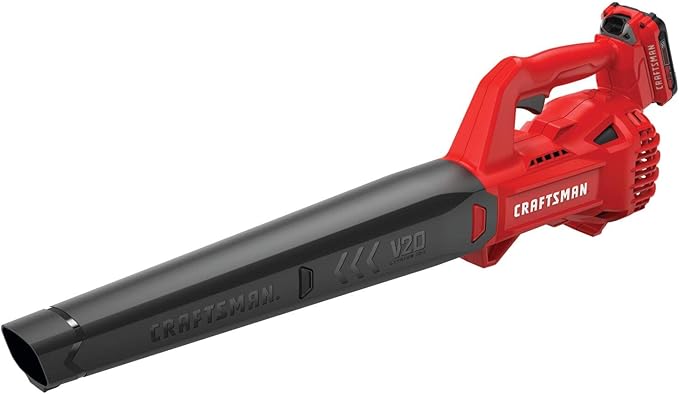 Craftsman V20 Cordless Hedge Trimmer (CMCHT810C1) and CRAFTSMAN 20V MAX Cordless Leaf Blower Kit (CMCBL710D1) Bundle