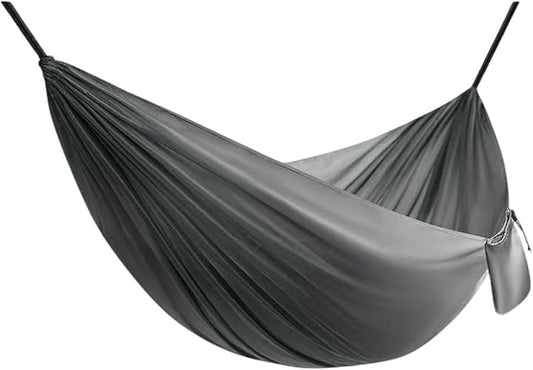 Foldable Portable Hammock for Travel and Outdoor Activities, Breathable Fabric Hanging Hammock with Adjustable Rope, Perfect for Camping, Garden, Patio, Beach Or Hiking Trips