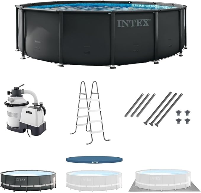 Intex 14ft X 48in Ultra XTR Above Ground Swimming Pool Set with Sand Filter Pump