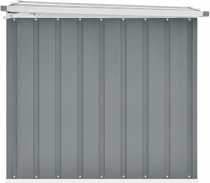 Patio Storage Box,Deck Storage Box,Outdoor Toy Box,Outdoor Cushion Storage,Easy to Open and Close with Hinged Lid, for Patio Furniture Cushion Storage, Gray 58.7"x39"x36.6"