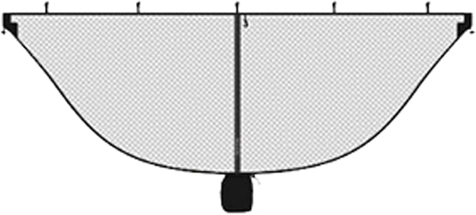 NOBRIM Camping Hammocks Mosquito Net Net Lightweight Portable 2 Person Hammock Fast and Easy Set Up for Outdoor Furniture