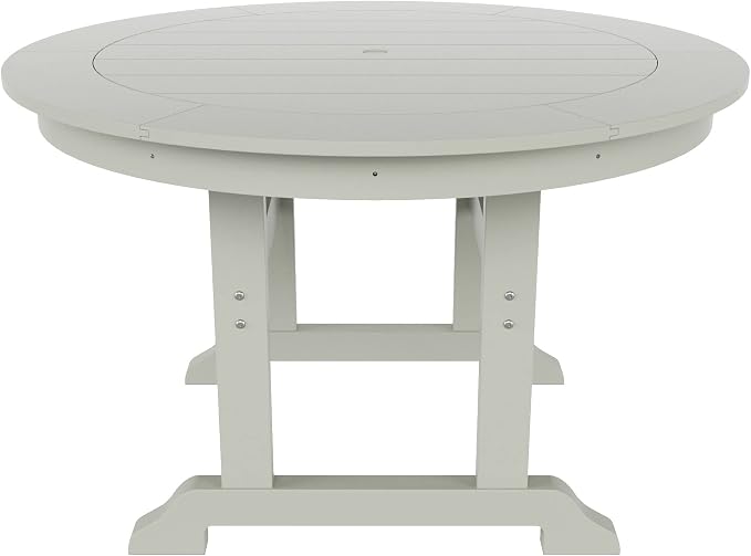 HDPE Laguna 47" Round Dining Table,Sand