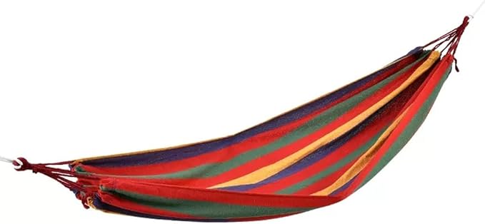 Outdoor Hammock Anti-Rollover Travel Camping Portable Hammock Hanging Chair Outdoor Portable Camping Travel Equipment (Color : Red, Size : 190 * 80cm)