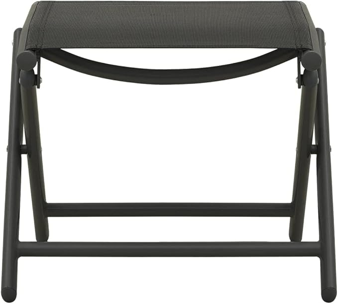 3 Piece Patio Lounge Set, Patio Conversation Set Garden Lounge Set Front Porch Furniture Outdoor Sofa Set for Negotiation Area Piazza Garden Poolside Textilene and Aluminum Black