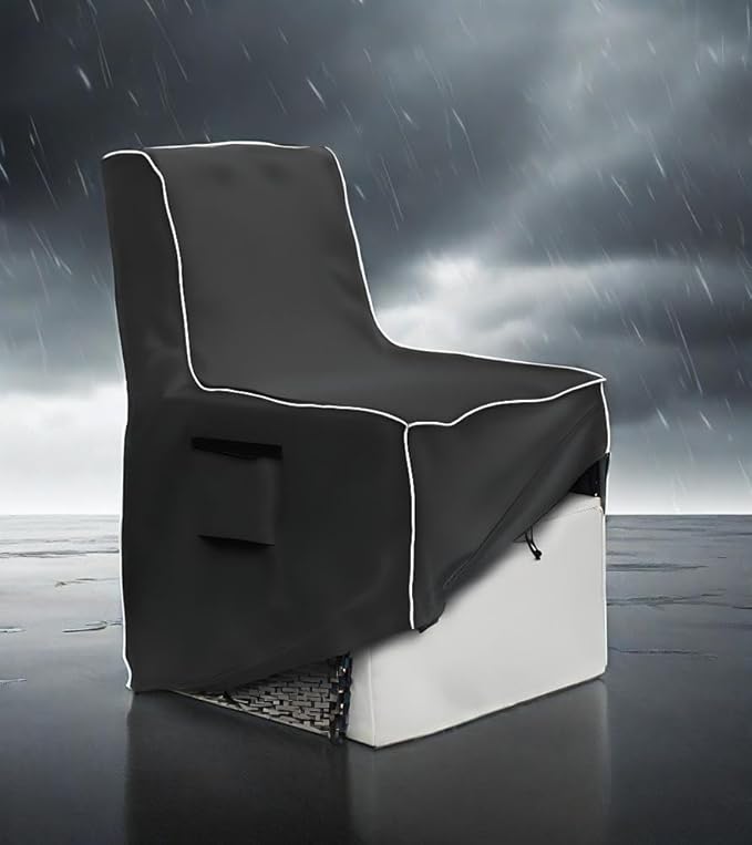 Outdoor Recliner Chair Cover,600D Heavy Duty Patio Chair Cover,Outdoor Furniture Storage Cover for All Weather Protection
