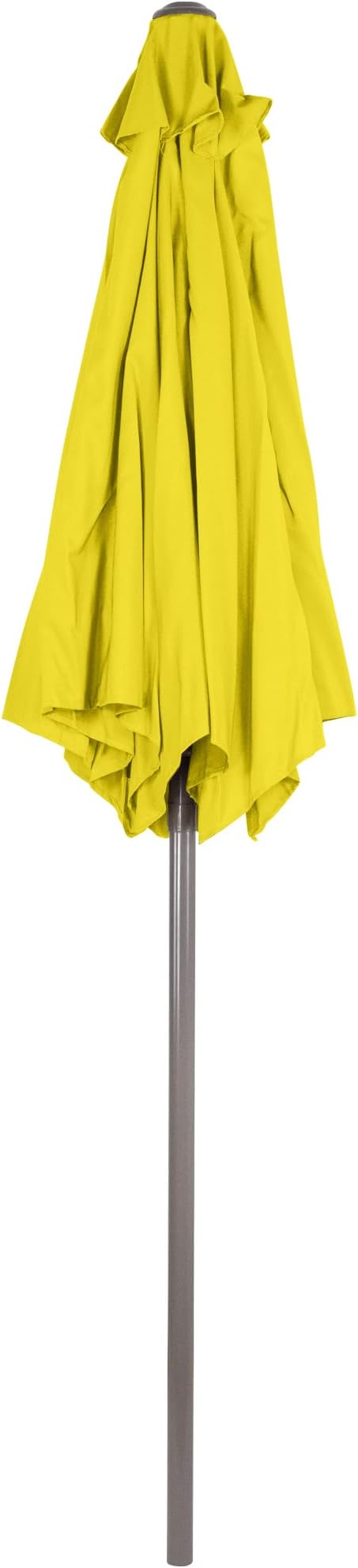 Northlight 7.5ft Outdoor Patio Market Umbrella with Hand Crank, Yellow