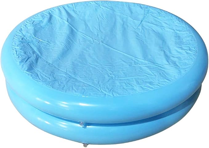 Inflatable Paddling Pool, Inflatable Swimming Pool, Family Pools, 2 Ring Inflatable- Paddling Pool Water Toys for Indoor Outdoor Pool, 23.7 * 19.7inch (Blue)