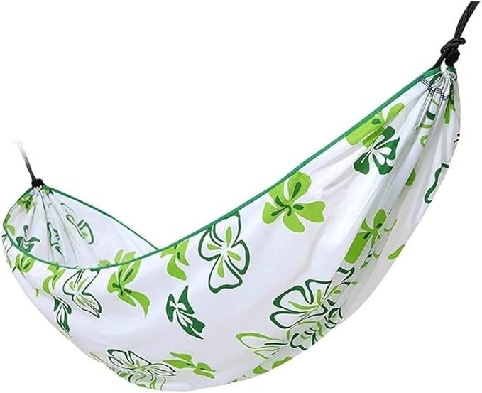 Portable Hammocks Portable Double Polyester Fiber Parachute Hammock Swing for Backpacking Outdoor Travel Hiking Garden Yard Recreation Hammock for Outdoor(B)