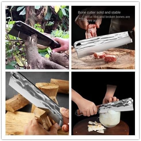 Machete for Cutting Trees Heavy Duty&Yard Work Machete with Billhook Sickle Design, Extension Handle for Tree Cutting, Brush Clearing, Grass Cutting, Outdoor Survival Garden Tools