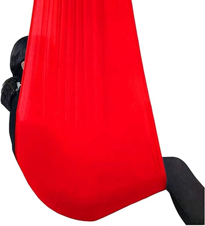 Indoor Therapy Snuggle Swing Hammocks Cuddle Hammock for Kids Child and Teens More Special Needs for Autism, ADHD, Aspergers and Sensory Integration Outdoor (Color : Red, Size : 100 x 280 cm)