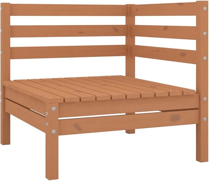 Patio Lounge Set,Wooden Sofa,Outdoor Furniture,Patio Conversation Sets,Outdoor Furniture Sets,for Garden,Deck,Backyard,3 Piece Solid Pinewood Honey Brown