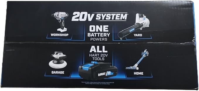 HART 20-Volt Cordless Pressurized Vehicle Cleaner Portable Cleaning | 400 psi