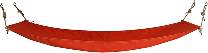 Full Hammock with Mounting Hardware, Red