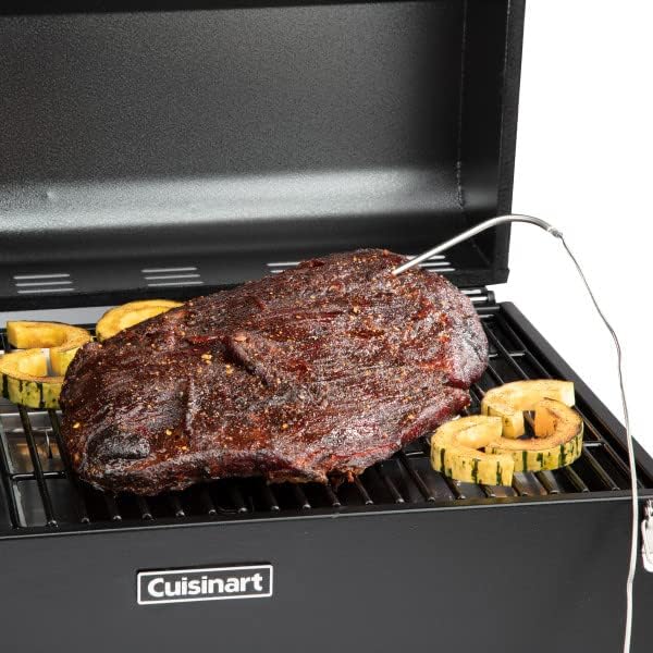 Cuisinart 8-in-1 Portable Wood Pellet Grill and Smoker, Compact for RV, Tailgates, Camping, and Backyard Cooking, Smoky Flavor, Versatile Meat Smoker
