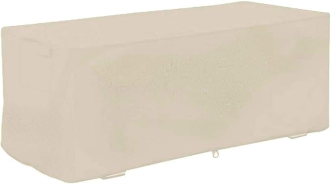 Waterproof Patio Deck Box Cover - Outdoor Storage Ottoman Bench Protector for Organization and Weather Resistance