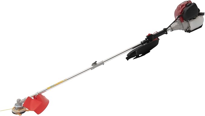 Weed Wacker 35.88CC 4-Stroke Gas Powered Trimmer with Two Blade Heads, 0.75kw 8500r/min Brush Cutter and Grass Trimmer with Cordless Design for Home Lawn, Orchard, Tea Garden