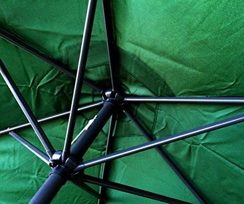 BELLRINO DECOR Replacement Hunter Green " STRONG & THICK " Umbrella Canopy for 9ft 6 Ribs (Canopy Only)