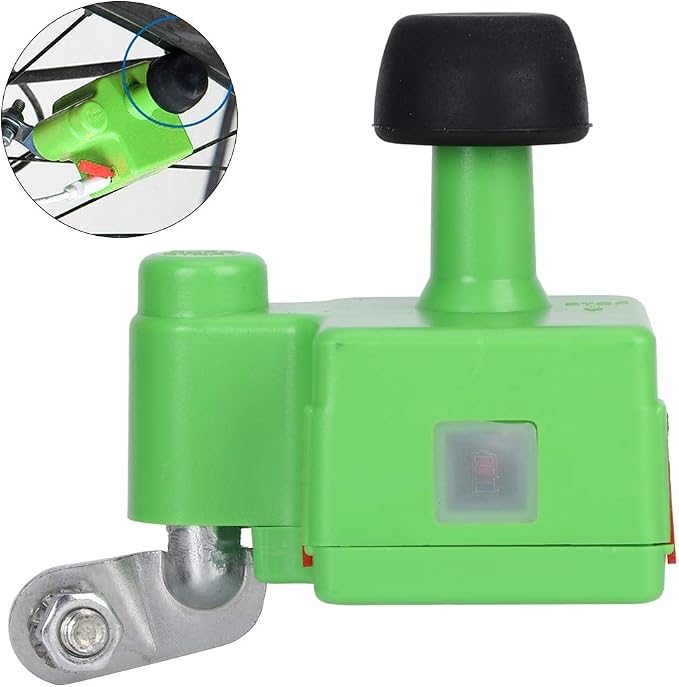 Electric Generator, DC5V1A Dynamo Generator Mobile Phone Charging Mountain Generator Night Riding Equipment for Long Distance Cycling (Green)