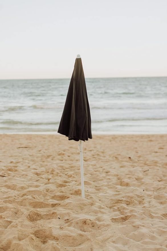 PICNIC TIME NCAA Indiana Hoosiers Outdoor Canopy Sunshade Beach Umbrella 5.5' - Small Patio Umbrella - Beach Chair Umbrella