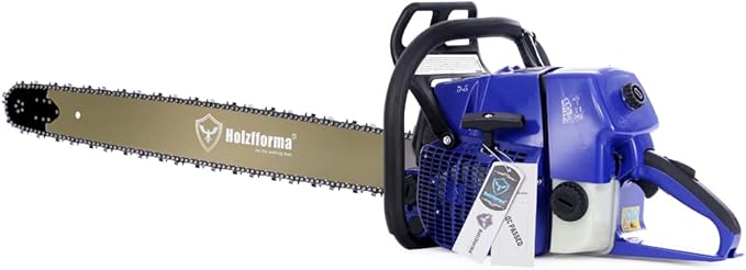 Holzfforma 92CC Blue Thunder G660 Gasoline Chain Saw with 28 Inch 3/8" .063" 92DL Guide Bar and Saw Chain Wrap Around Handle Bar Compatible With MS660 066 Chainsaw