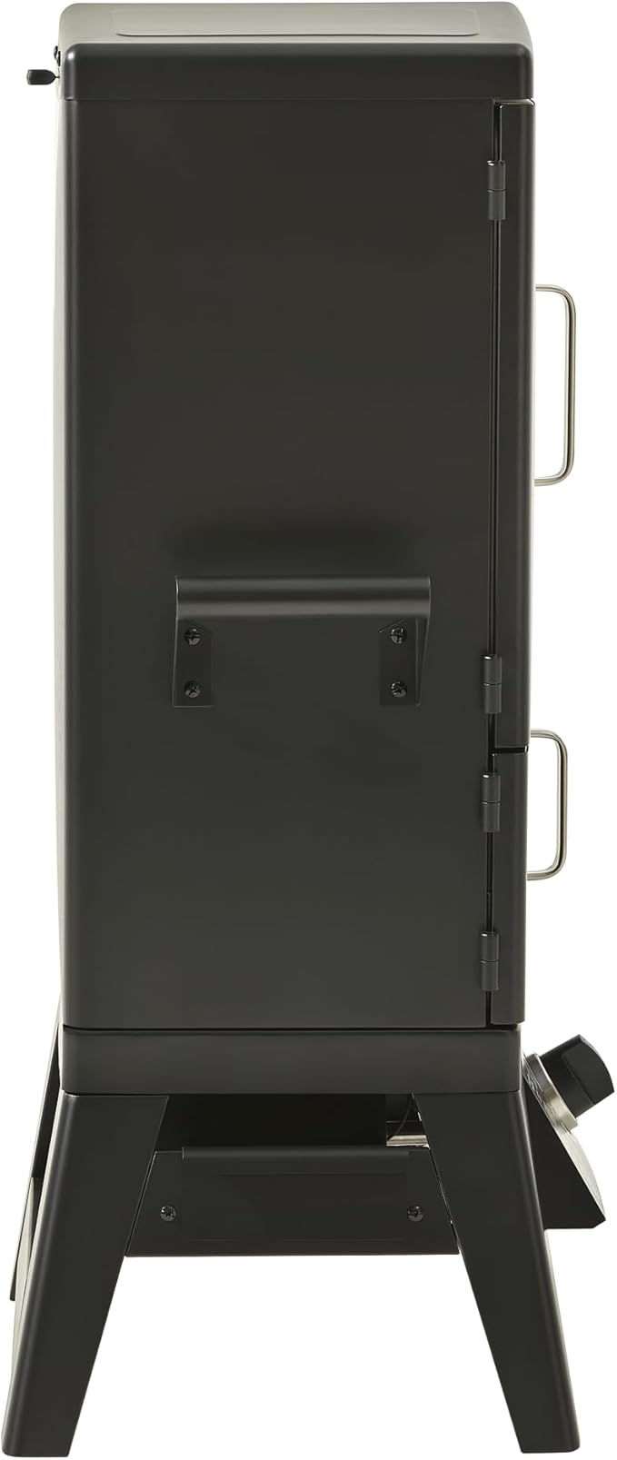 Propane Smoker with Cover, Vertical Gas Smokers Grill with Temperature Control Outdoor Heavy Duty 4 Removable Smoking Shelves