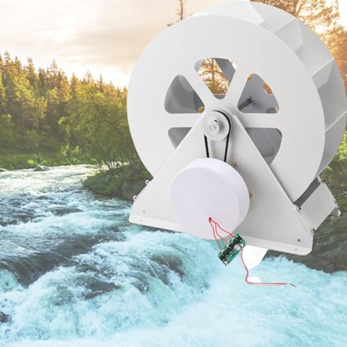 Power Equint Mini Hydro Water Turbine Generator - Low-Speed Hydroelectric Water Wheel for Efficient Renewable Energy Production and Eco-Friendly Power Generation