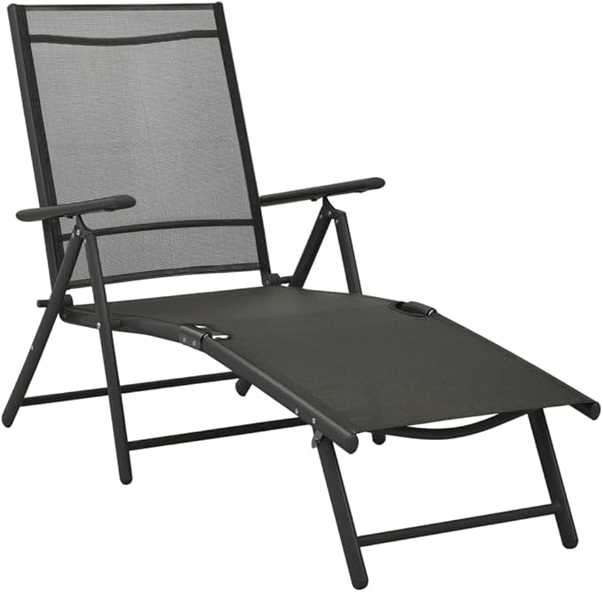 3 Piece Patio Lounge Set, Patio Conversation Set Garden Lounge Set Front Porch Furniture Outdoor Sofa Set for Negotiation Area Piazza Garden Poolside Textilene and Aluminum Black