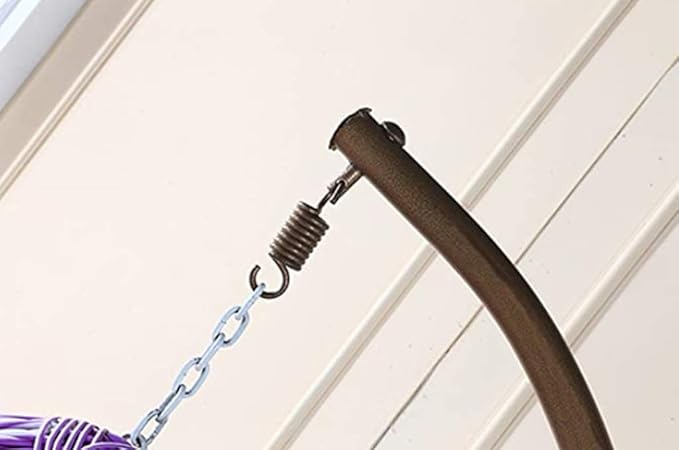 Hammock Chair Ultimate Hanging Kit-500 LB Capacity Hammock Spring and Plug for Hanging Basket Chairs Hammock and Porch Swings