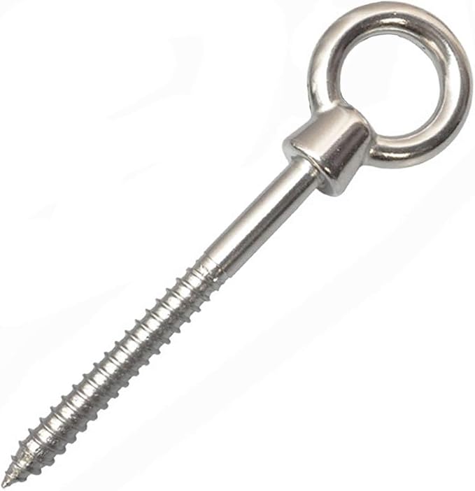 Hammock Hanging Kit, Hammock Chair Hook Eye Hooks Heavy Duty Hooks Stainless Steel Hammock Hook Carabiner Set Swing Hardware for Hanging Yoga Hammock Swing Chair Indoor Outdoor
