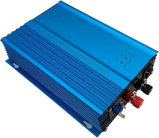 Y&H 500W Grid Tie Inverter DC16V-28V MPPT Pure Sine Wave AC110V Output for 12V Solar Panel,Adjutable 12V Battery Discharge