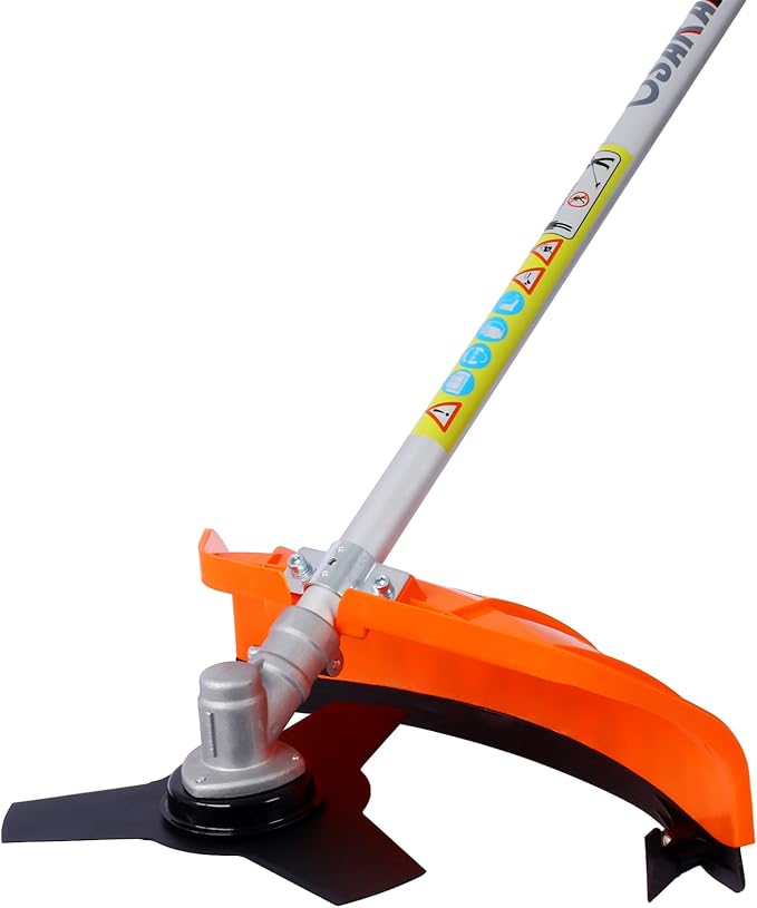 52cc 2-Cycle Weed Wacker Gas Powered, 2-in-1 Gas String Trimmer/Edger, 3T Brush Cutter 10", Gas Weed Trimmer for Lawn Care, 18" Cutting Path Grass Trimmer, Weed Eater Grass Trimmer for Lawn Care