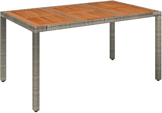 Outdoor Seating Furniture,Outdoor Conversation Sets,5 Piece Patio Dining Set with Cushions Gray Poly RattanSuitable for Patio, Garden, Gazebo Low