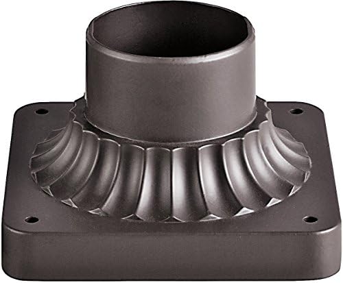 Kichler 9592AZ Accessory Pedestal Mount, Architectural Bronze, 12-Inch