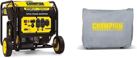 Champion Power Equipment 100520 8750-Watt DH Series Open Frame Inverter Electric Start & Storage Cover for 3000-Watt or Higher Inverter Generators